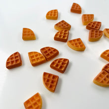 Load image into Gallery viewer, Waffle charms for slime 2pcs