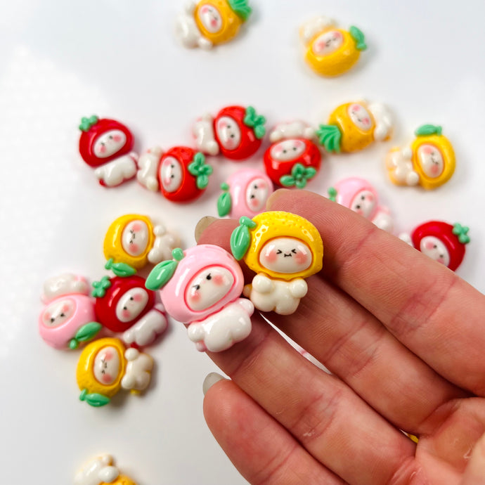 Fruit Baby charms for slime 2pcs