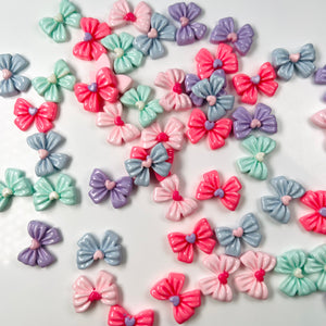 Bow charms for slime 2pcs