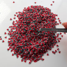 Load image into Gallery viewer, Watermelon fimo sprinkle for slime 5g