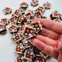 Load image into Gallery viewer, Gingerbread House charm for slime 1pc