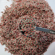 Load image into Gallery viewer, Red &amp; Green Candy Cane sprinkle for slime 5g