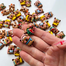 Load image into Gallery viewer, Capybara fun charms for slime 2pcs