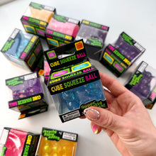 Load image into Gallery viewer, Glitter Cube Squishy