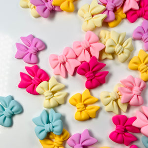 Large Bow charms for slime 2pcs