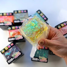 Load image into Gallery viewer, Glitter Cube Squishy