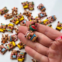 Load image into Gallery viewer, Capybara fun charms for slime 2pcs