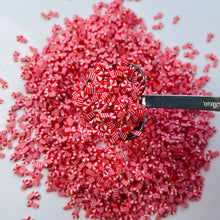Load image into Gallery viewer, Red Candy Cane sprinkle for slime 5g