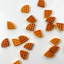 Load image into Gallery viewer, Waffle charms for slime 2pcs