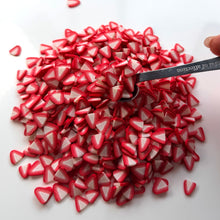 Load image into Gallery viewer, Jumbo Strawberry Slice fimo sprinkle for slime 5g