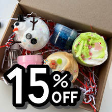 Load image into Gallery viewer, Christmas Bundle Box - FIVE SLIME SET