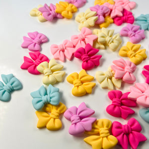 Large Bow charms for slime 2pcs