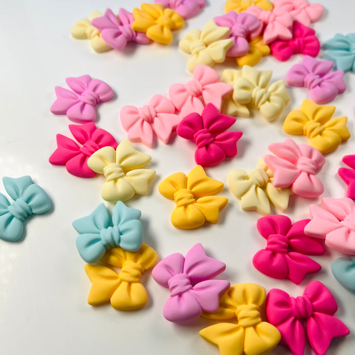 Large Bow charms for slime 2pcs