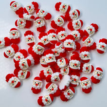 Load image into Gallery viewer, Santa charms for slime 2pcs