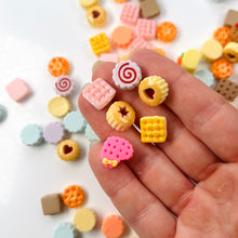 Load image into Gallery viewer, Colourful Bakery charms for slime 6pcs