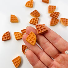 Load image into Gallery viewer, Waffle charms for slime 2pcs