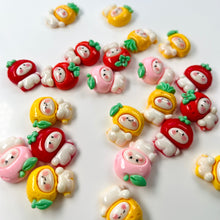 Load image into Gallery viewer, Fruit Baby charms for slime 2pcs