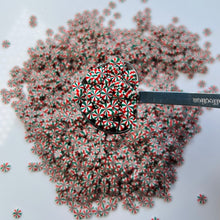 Load image into Gallery viewer, Red &amp; green peppermint sprinkle for slime 5g
