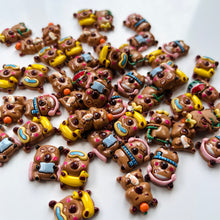 Load image into Gallery viewer, Capybara fun charms for slime 2pcs
