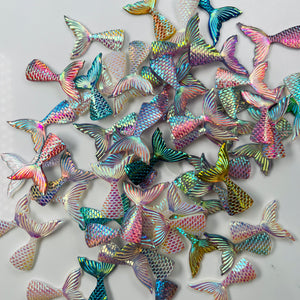 Mermaid Tail charms for slime 2pcs