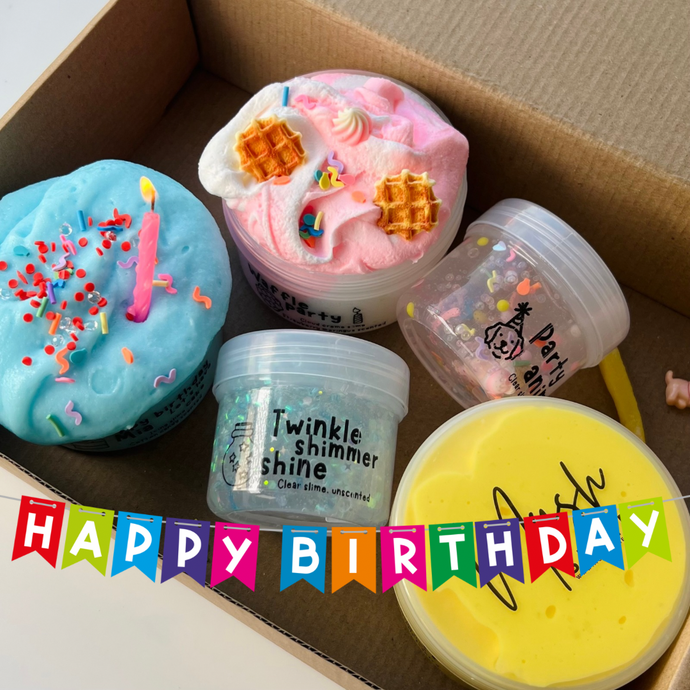 Birthday Bundle Box - FIVE SLIME SET