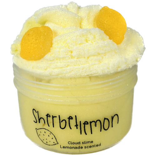 Lemon Sorbet Fluff Cloud Slime