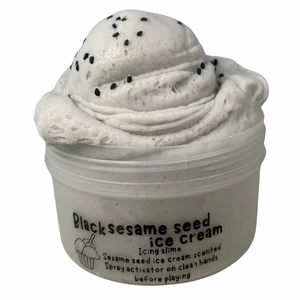 Black Sesame Seed Ice Cream