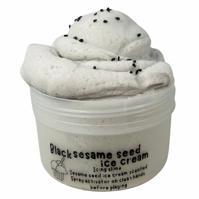 Black Sesame Seed Ice Cream